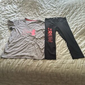 Under Armour work out set